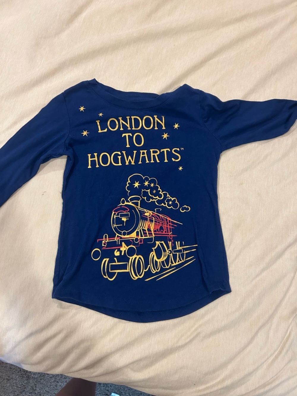Warner Bros. Navy Blue 'London to Hogwarts' Long Sleeve Tee
